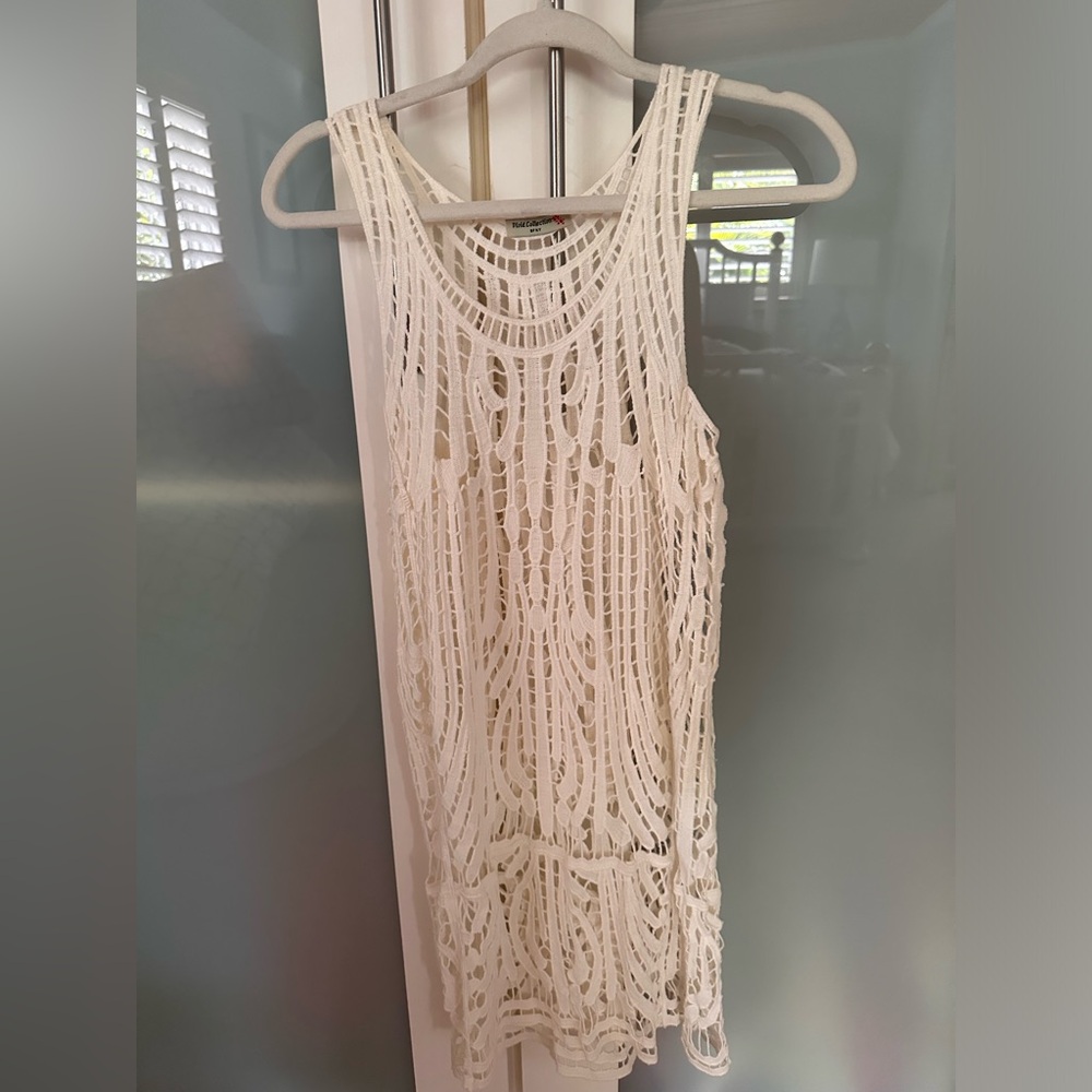 NWOT Vivid collection of NY crochet dress/ cover up